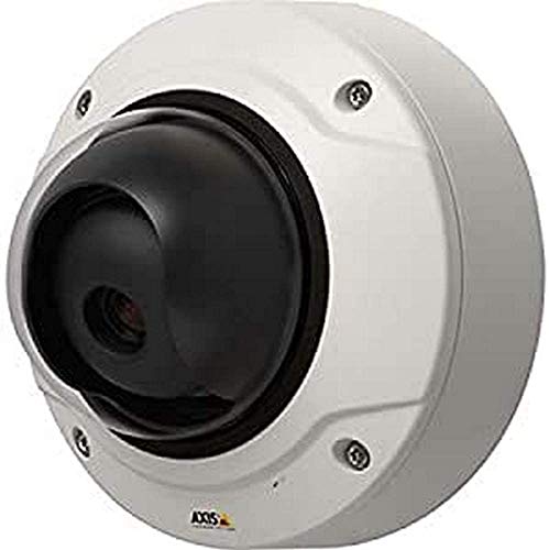 AXIS 01022-001 Outdoor Fixed Dome Network Surveillance Camera, 28 V, White