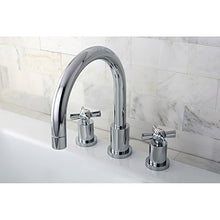 Load image into Gallery viewer, KINGSTON BRASS KS8321ZX Millennium Roman Tub Filler, Polished Chrome
