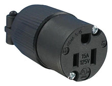 Load image into Gallery viewer, Q-712-Power Entry Connector, NEMA 5-15R, 15 A, Black, 125 V
