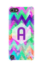 Load image into Gallery viewer, Uncommon LLC Deflector Hard Case for iPod touch 5 - Seafoam Crayon Monogram A
