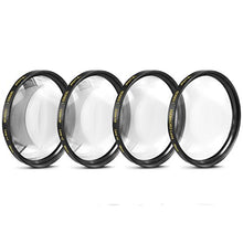 Load image into Gallery viewer, 58mm 7 Piece Filter Set Includes 3 PC Filter Kit (UV-CPL-FLD-) and 4 PC Close Up Filter Set (+1+2+4+10) for Canon, Olympus, Pentax, Sony, Sigma, Tamron SLR Lenses, Digital Cameras &amp; Camcorders
