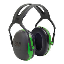 Load image into Gallery viewer, 3M X1A Peltor Black and Green Model X1A/37270(AAD) Over-The-Head Hearing Conservation Earmuffs, English, 30.68 fl. oz, Plastic, 5.7&quot; x 4.5&quot; x 8.2&quot;
