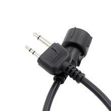 Load image into Gallery viewer, Tenq Mini DIN Plug 2pin Connect Throat Vibration MIC for Midland 75-501 75-510 75-785 75-786 GXT GXT700 GXT710 GXT735 GXT750 GXT771
