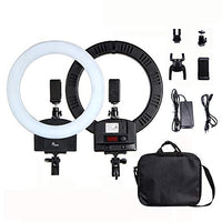 Pixco Outdoor 13inch LED Ring Light Kit, 36W 240 Beads Bi-Color Dimmable SMD Halo Light, Color Temperature 3200K-5600K, for Smartphone, Portrait, Makeup, YouTube Video(Not included Tripod Light Stand)