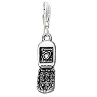 Sexy Sparkles Mobile Cell Phone Charm Clip on Pendant Charm for Bracelet or Necklace