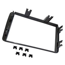 Load image into Gallery viewer, Sound-way Double DIN Car Radio Frame Installation Kit, 2 DIN Front Panel Frame, Removal Keys, Antenna Adapter, Compatible with Fiat Panda 2002-2012
