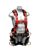 Load image into Gallery viewer, Elk River 66613 EagleTower Polyester/Nylon LE 6 D-Ring Harnesses with Quick-Connect Buckles, Large
