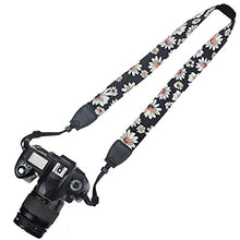 Load image into Gallery viewer, Elvam Universal Men and Women Camera Strap Belt Compatibla with All DSLR Camera and SLR Camera - Black Flower
