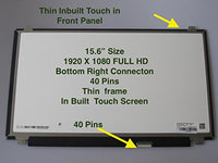 New Pavilion Laptop 15-CC702TX Touch Screen + Digitizer 15.6
