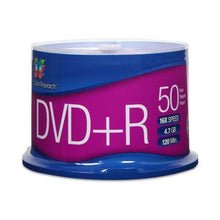 Load image into Gallery viewer, Color Research Cake Box DVD+R, 16X, 120 mins, 4.7GB, 50/Pk
