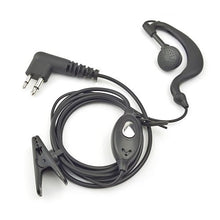 Load image into Gallery viewer, Ear-Hook Earpiece Headphone w Mic Clip for Motorola Walkie Talkie Radio 2 Pin M1

