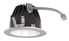 Load image into Gallery viewer, RAB Lighting NDLED4R-80YN-W-S LED Trim Module 4 Round 35K LED 80-Degree Ring, Silver Trim White Cone
