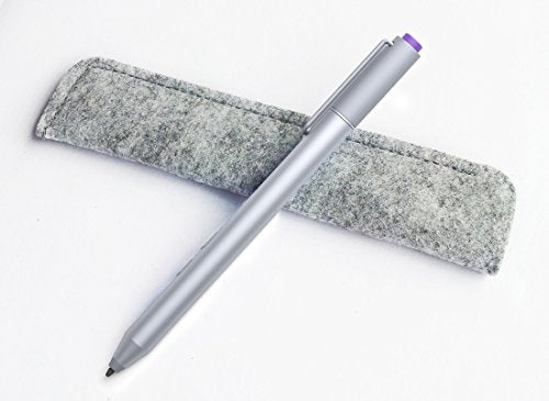 FitSand Travel Custom Soft Slim Portable Carrying Case Bag Cover for Microsoft Surface Pro 3 Pen Stylus(Gray)