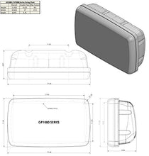 Load image into Gallery viewer, NavPod GP1080-19 SystemPod Pre-Cut for Garmin 7410/7410xsv/7610/7610xsv and 2 inst. (3.6&quot; Hole) for 9.5&quot; Wide Guard
