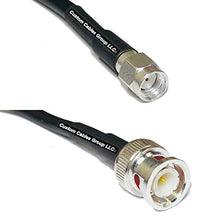 Load image into Gallery viewer, 25 feet RFC195 KSR195 Silver Plated RP-SMA Male to BNC Male RF Coaxial Cable
