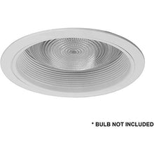 Load image into Gallery viewer, Four Bros 6&quot; Inch White Baffle Trim with White Ring for 6&quot; Recessed Can Lighting - Replaces BR30/PAR30/R30, 24 Pack
