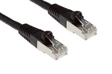 Load image into Gallery viewer, CablesAndKits - Shielded (STP) Cat6 Ethernet Cable, Booted, Jacket: PVC (cm), 75 ft, Black, Pure Copper, RJ45 Computer &amp; Networking Patch Cord
