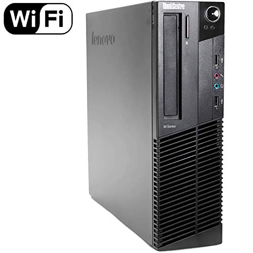 Lenovo ThinkCentre M82 SFF High Performance Business Desktop Computer, Intel Core i5-3470 up to 3.6GHz, 16GB DDR3, 128GB SSD, DVD, Windows 10 Professional (Renewed)