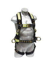 Load image into Gallery viewer, Elk River FireFly Platinum Series Harness with Quick Connect Buckles, 3 D-rings, Polyester/Nylon, 2X-Large

