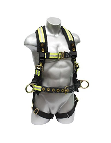 Elk River FireFly Platinum Series Harness with Quick Connect Buckles, 3 D-rings, Polyester/Nylon, 2X-Large