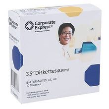 Load image into Gallery viewer, 3.5 Diskettes, IBM Formatted, Double-Sided, High Density, 1.44MB, 10/Box CEB23130 by Corporate Express

