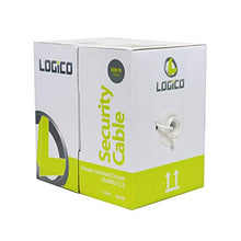 Load image into Gallery viewer, LOGICO Security Burglar Alarm 18/2 Control Cable 500FT Stranded White 500&#39; Speaker Wire
