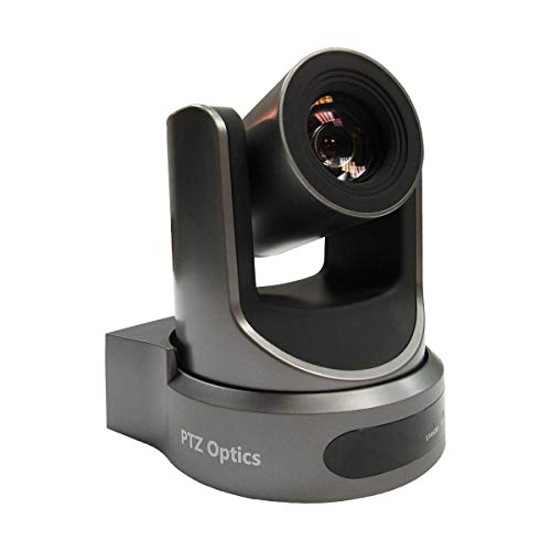 PTZOptics 30x Optical Zoom Broadcast & Conference Camera, HDMI, 3G-SDI, IP Streaming, CVBS, Gray