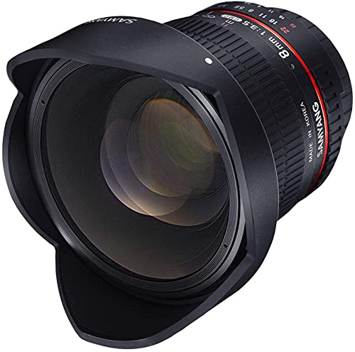 Samyang 8 mm F3.5 Fisheye Manual Focus Lens for Nikon-AE