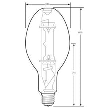 Load image into Gallery viewer, GE Lighting 23998 400-watt 22600-Lumen ED37 Light Bulb with Mogul Screw E39 Base, 6-Pack
