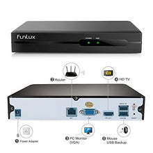 Load image into Gallery viewer, Funlux 2-Minute-Setup Smart Wireless Security Camera System, 500GB Hard Drive
