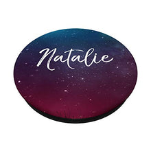 Load image into Gallery viewer, Natalie Name Personalized Cute Women Girl Universe Gift PopSockets Grip and Stand for Phones and Tablets
