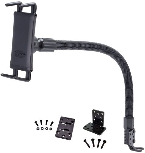 ARKON Car Seat Rail or Floor Mount Holder for iPad Mini or iPhone Xs Max XS XR X Retail Black, IPM688