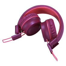 Load image into Gallery viewer, Kids Headphones-noot products K33 Foldable Stereo Tangle-Free 5ft Long Cord 3.5mm Jack Plug in Wired On-Ear Headset for iPad/Amazon Kindle,Fire/Boys/Girls/School/Laptop/Travel/Plane/Tablet(Plum)
