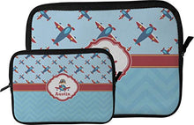 Load image into Gallery viewer, Airplane Theme Tablet Case/Sleeve - Large (Personalized)
