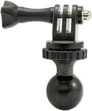 Load image into Gallery viewer, Arkon 25mm Swivel Ball to GoPro HERO Lateral Prong Pattern Adapter for GoPro Mounts
