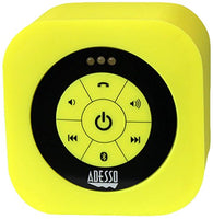 Adesso Bluetooth 3.0 Waterproof Speaker - Retail Packaging - Yellow