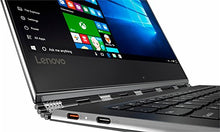 Load image into Gallery viewer, Lenovo Yoga 910 80VF002JUS 13.9-Inches laptop (7th Gen i7-7500U, 8GB, 256GB SSD, Windows 10 Home), Silver
