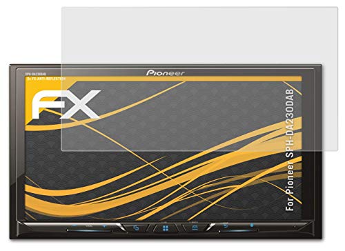 atFoliX Screen Protector Compatible with Pioneer SPH-DA230DAB Screen Protection Film, Anti-Reflective and Shock-Absorbing FX Protector Film (3X)