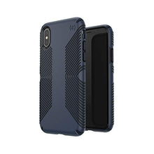 Load image into Gallery viewer, Speck Products Presidio Grip iPhone Xs/iPhone X Case, Eclipse Blue/Carbon Black
