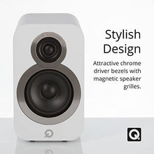 Load image into Gallery viewer, Q Acoustics 3010i Compact Bookshelf Speakers Pair Arctic White - 2-Way Reflex Enclosure Type, 4&quot; Bass Driver, 0.9&quot; Tweeter - Stereo Speakers/Passive Speakers for Home Theater Sound System
