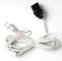 Hometown Evolution, Inc. 12 Foot White Standard Power Cord with On/Off Switch