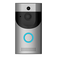 Video Doorbell, Awakingdemi Waterproof Smart Doorbell 720P HD Wifi Security Camera, Real-Time Two-Way Talk and Video, Night Vision, PIR Motion Detection and App Control for IOS, Android and Coogle