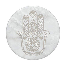 Load image into Gallery viewer, Hamsa with Hearts - Valentine&#39;s Gift for Women PopSockets PopGrip: Swappable Grip for Phones &amp; Tablets
