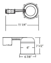 Load image into Gallery viewer, NICOR Lighting 6 inch Housing for Remodel Applications, Airtight (17003AR)
