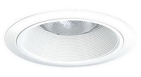 Juno Lighting V3034TW-WH 6 Inch Baffle Trim Round Full White VuLite