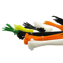 Load image into Gallery viewer, QualGear CT2-MC-200-C Self-Locking Cable Ties, Assorted, 200/Canister
