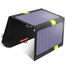 Load image into Gallery viewer, X-DRAGON Portable Solar Panel 20W Dual USB Ports (5V2A,Overall 3A) Foldable Solar Charger for Portable Laptop Cellphone, Notebook, Tablet, Camping (5V 20W)
