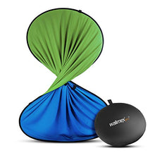 Load image into Gallery viewer, walimex Pro 200 x 230 Foldable Background - Blue/Green

