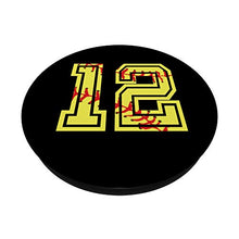 Load image into Gallery viewer, SOFTBALL Player 12 Jersey No #12 gadget Ball Sport Gift
