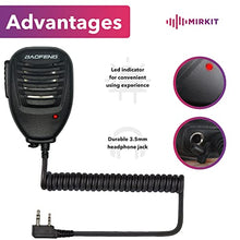 Load image into Gallery viewer, Original Baofeng Mic for Ham Radio Most Wanted Among Baofeng UV-5R Accessories. Shoulder Speaker Compatible with Baofeng bf-f8hp UV-5R UV-5R Plus UV-82 UV-82hp ?can be Used as Police Radio Mic
